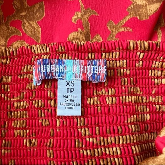 Urban Outfitters Orion Bustier Floral Mini Dress Size XS - Picture 8 of 10